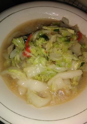 Foto resep Tumis Kuah Sawi Putih