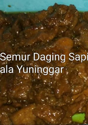 Foto resep Semur Daging Sapi ala Yuninggar