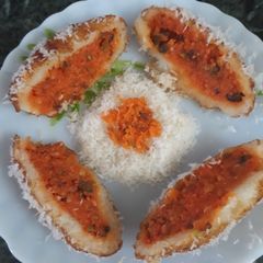 A picture of Bread mawa mithai.