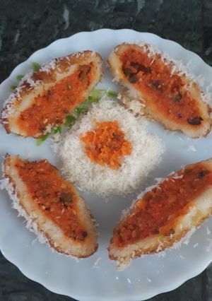 A picture of Bread mawa mithai.