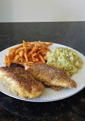 A picture of Brad's New Orleans fried tilapia.