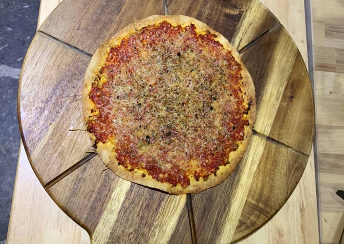 Wrap pizza garlic bread