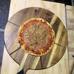 A picture of Wrap pizza garlic bread.