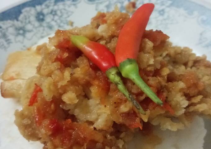 Resep sambal ayam geprek simpel