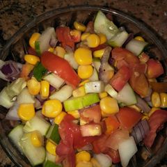 A picture of Corn salad.