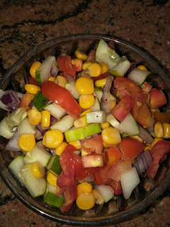A picture of Corn salad.