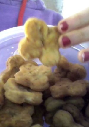 Una foto de Buñuelos de limón y naranja