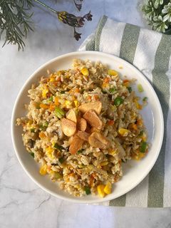 Foto resep Nasi goreng bawang putih ala nasi goreng Hongkong