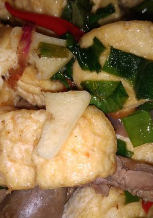 Foto resep Tumis tahu cina dan jantung ayam