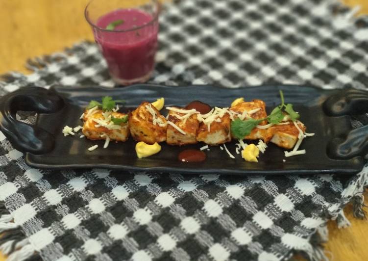 Steps to Prepare Quick Quick Paneer tikka