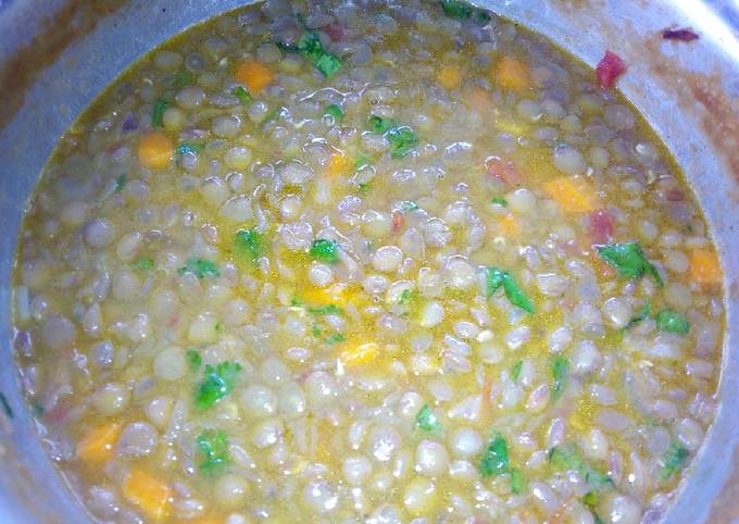 Tasty lentils #4WeeksChallenge Recipe