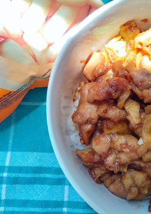 Foto resep Ayam lapis Telur Saus Wijen Kecap asin