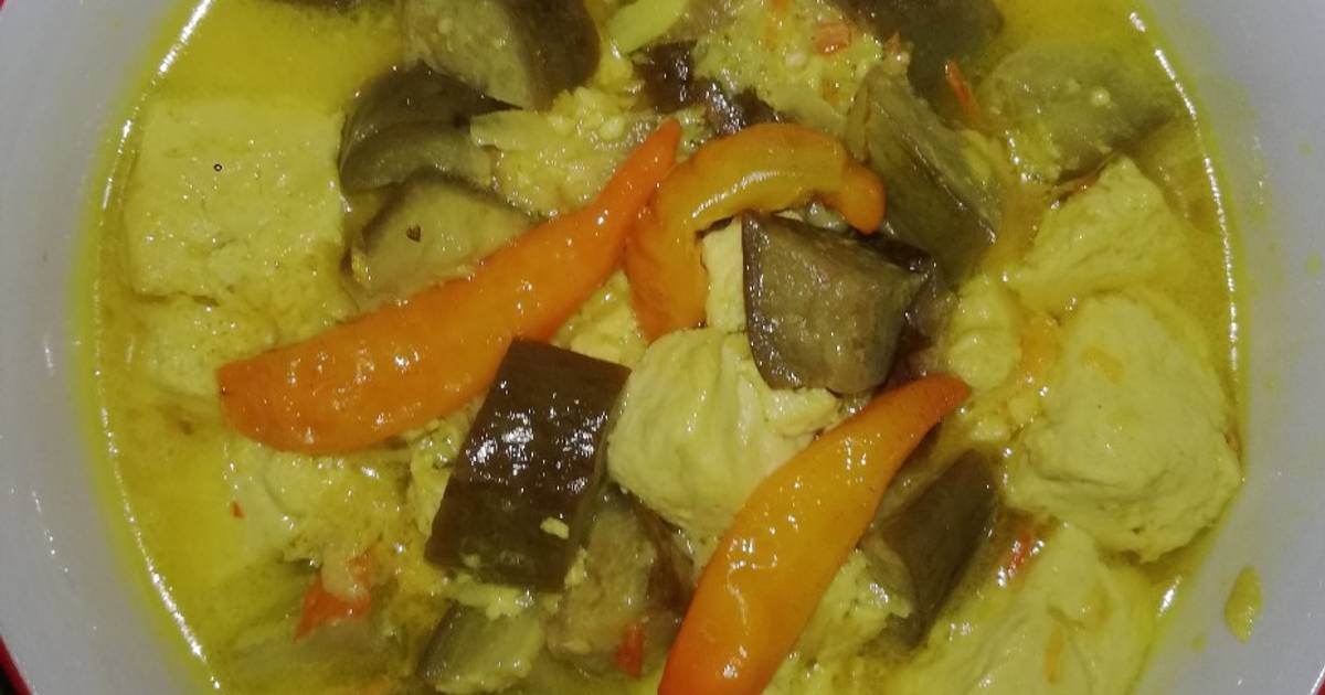 Resep Santan Tahu Terong Paling Praktis dan Simple