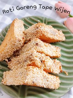 Foto resep Roti Goreng Tape Wijen