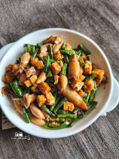 Foto resep Oseng Tempe, Kacang Panjang Dan Cumi Asin