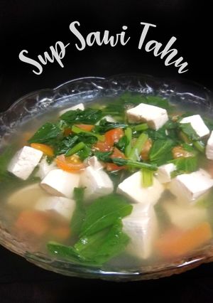 Foto resep Sup Sawi Tahu