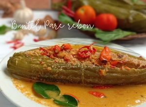 Foto resep Buntil Pare udang rebon