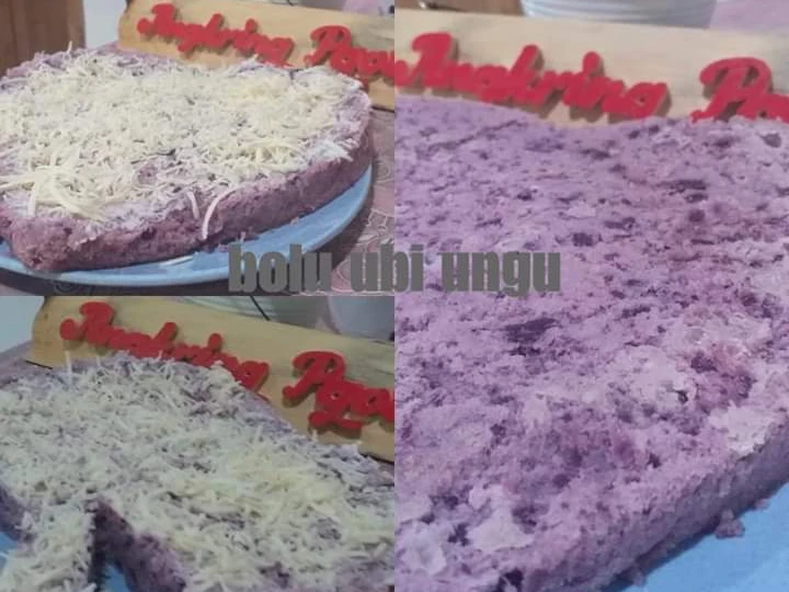 Langkah Gampang Menyiapkan Resep Bolu ubi ungu kukus 1 telur yang Bisa Manjain Lidah Anti Ribet, Lezat Sekali