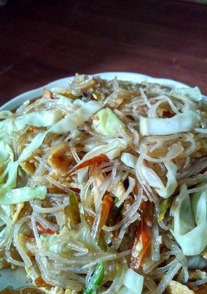 Foto resep Tumis Mie Soun Bendrat Cabe Hijau