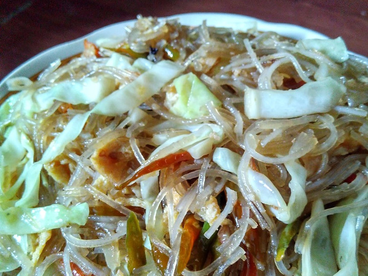 Resep Tumis Mie Soun Bendrat Cabe Hijau, Sempurna