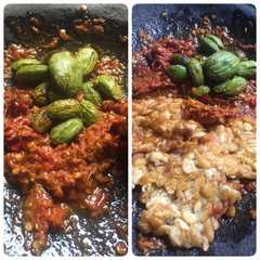รูปของ Sambel terasi pete