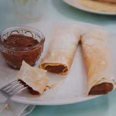Una foto de ¡Panqueques con Dulce de Leche!