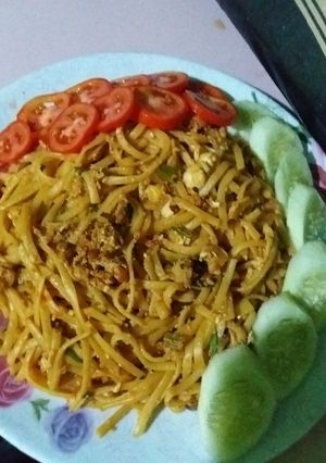 Foto resep Spageti fettucine homemade