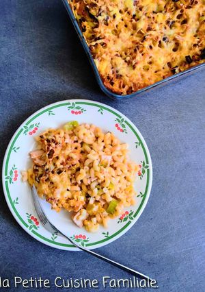 Une photo de Gratin de coquillettes des fonds de placard