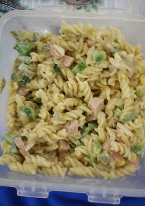 عکسی از دستور سالاد ماکارونی🍝