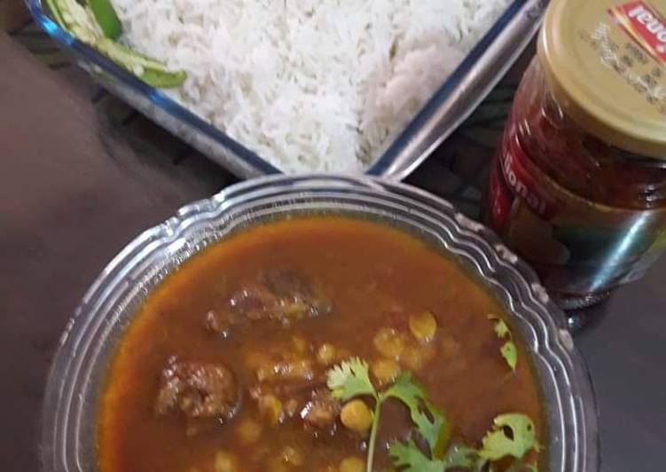 Easiest Way to Make Speedy Chane ki daal aur gosht