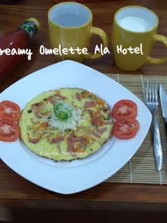 Foto resep Creamy Omelette Ala Hotel