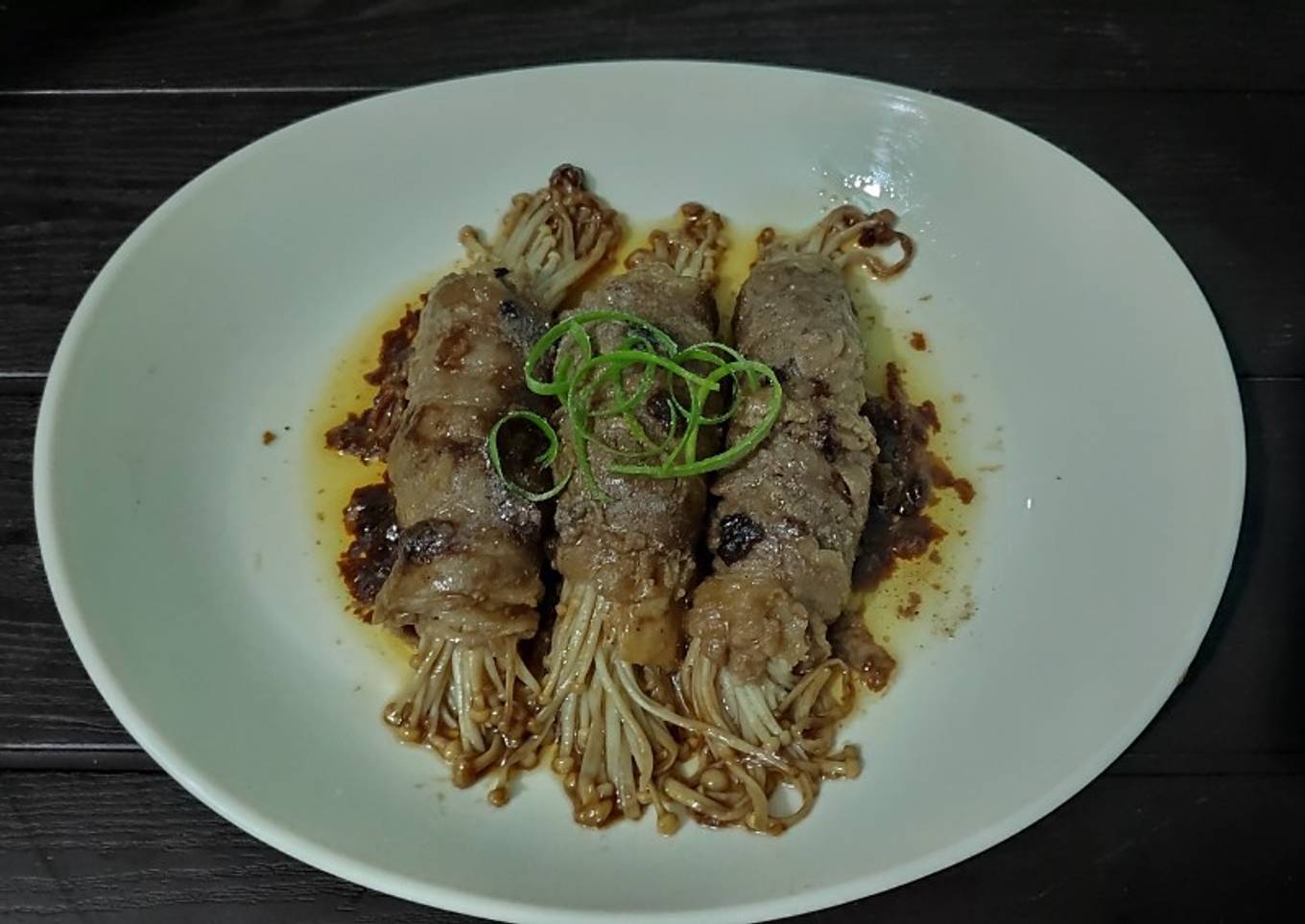 Enoki Beef Roll