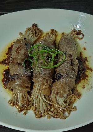 Foto resep Enoki Beef Roll