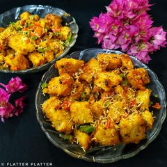 A picture of Bread Upma.