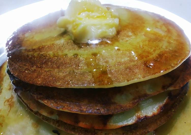 Recipe of Super Quick Homemade Pancakes.