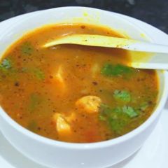 A picture of Country Chicken Soup/Nattu Kozhi Rasam.