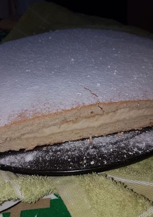 Una foto de Tarta de ricota con dulce de leche