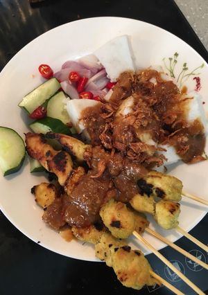 Foto resep Sate ayam bumbu kuning happycall