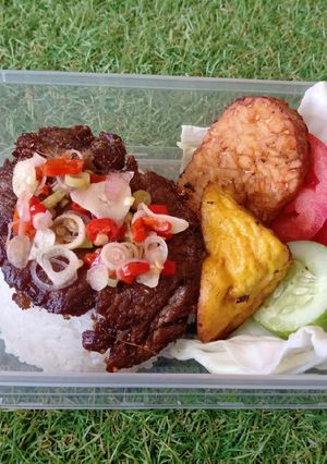 Foto resep Empal sambal matah
