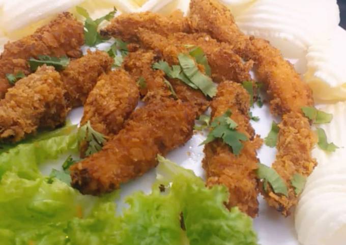 Crispy chicken strips