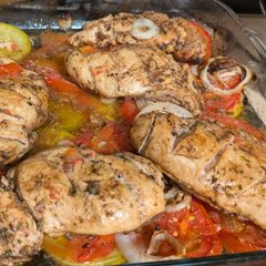 A picture of Balsamic Chicken with Tomatoes & More.