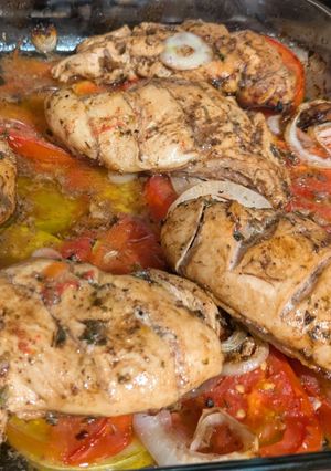 A picture of Balsamic Chicken with Tomatoes & More.