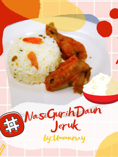 Foto resep Nasi Gurih Daun Jeruk