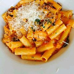 Red sauce pasta A picture of Red sauce pasta.