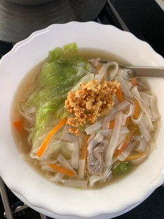 肉片生菜湯河粉 的食譜成品照片