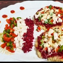 A picture of Healthy Beetroot open sandwich.
