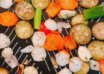 Easiest Way to Cook Tasty Simple Grilled Vegetables
