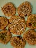 Galletas de avena plátano coco miel multigranos
