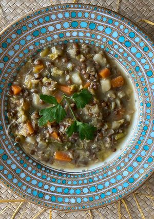 Une photo de Ma soupe de lentilles à moi