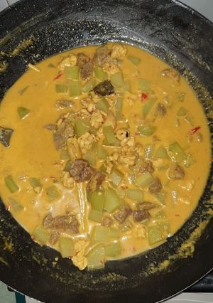 Foto resep Sayur labu siam daging